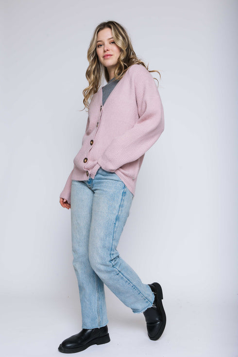 Chrys-Ribbed Cardigan